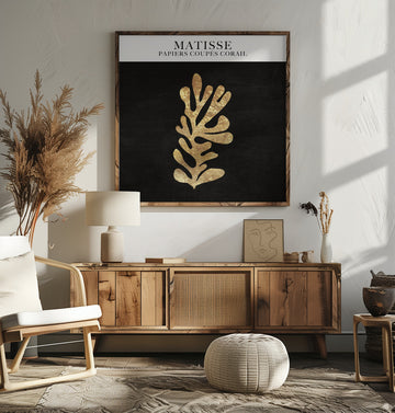 Golden Coral Cutout | Poster - Room Interior 2