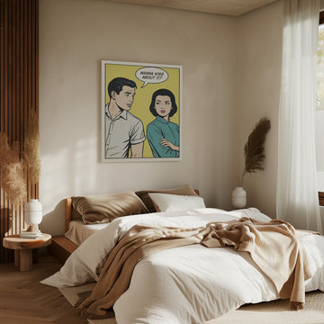 Retro Kiss Proposal | Canvas - Room Interior 2