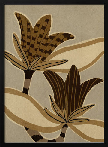 Delicate Bloom 12 | Poster - Black Metal Frame Interior