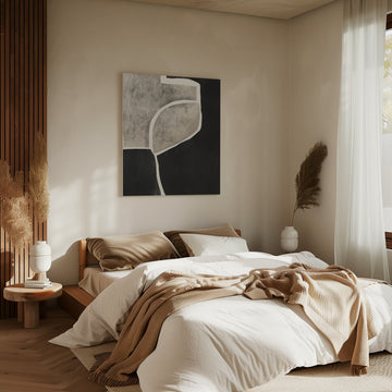Textured Organic Shapes | Canvas - Room Interior 2