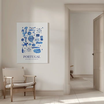 Portugal Cultural Symbols | Canvas - Room Interior 1