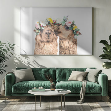 Boho Alpacas | Poster - Room Interior 1