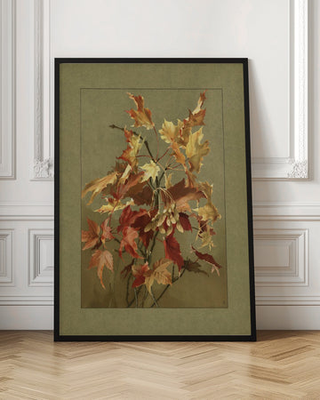 Autumn Leaves, Maple | Poster - Room Interior 1