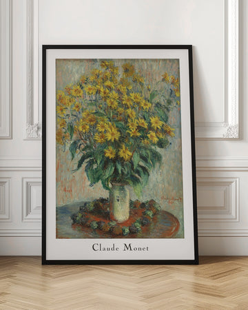 Jerusalem Artichoke Flowers | Poster - Room Interior 1