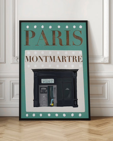 Paris Montmartre Photo Booth | Poster - Room Interior 1
