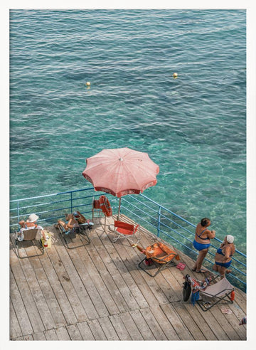 Seaside Pier Leisure | Poster - White Frame Interior