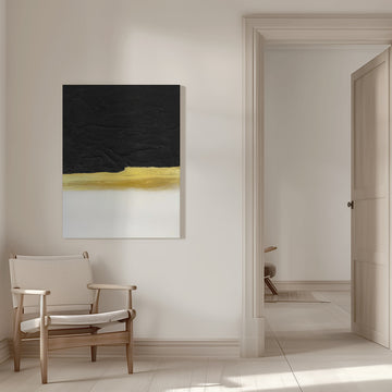 Black Gold Horizon | Canvas - Room Interior 1