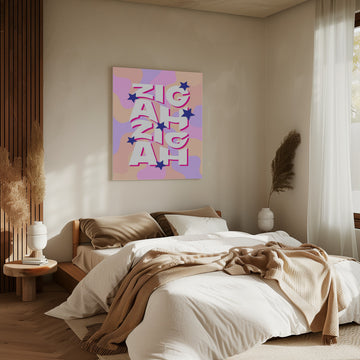 Colorful Zig A Zig Ah | Canvas - Room Interior 2