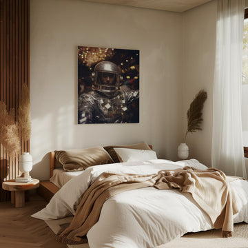 Futuristic Disco Man | Canvas - Room Interior 2