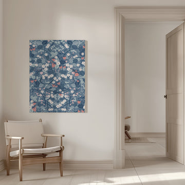 Wild Strawberry Bloom | Canvas - Room Interior 1