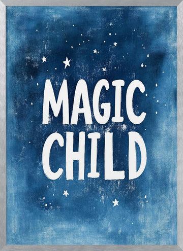 Starlit Dreams | Poster - Silver Frame Interior