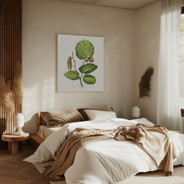 Hazelnut Branch Botanical | Canvas - Room Interior 2