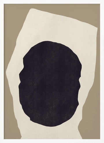 Abstract Organic Form | Poster - White Frame Interior