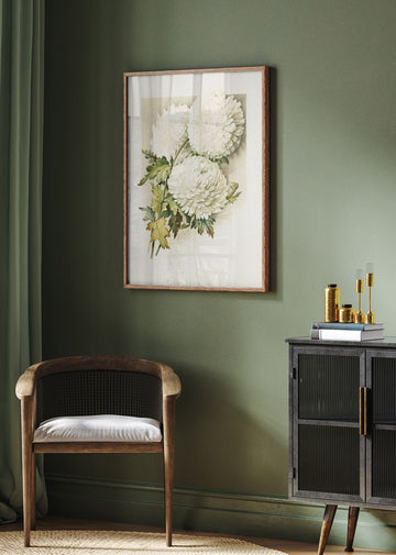 Chrysanthemums for Christmas Eve | Poster - Room Interior 2
