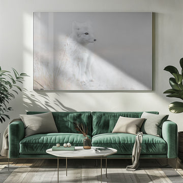 Serene Arctic Fox | Poster - Room Interior 1