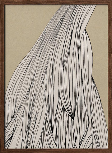 Home Set No3 | Poster - Walnut Frame Interior