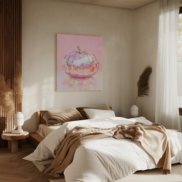 Iridescent Disco Pumpkin | Canvas - Room Interior 2