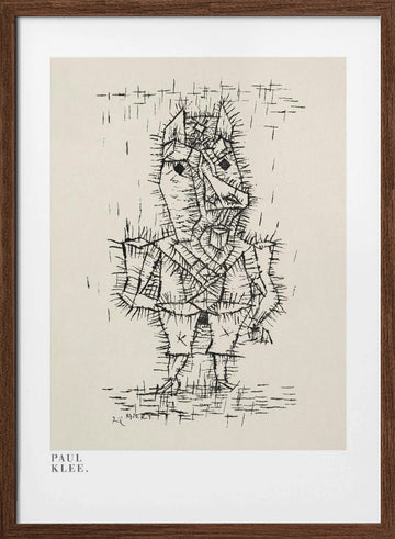  Ass Esel 1925 | Poster - Walnut Frame Interior