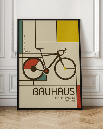 Bauhaus Bike Exploration | Poster - Room Interior 1