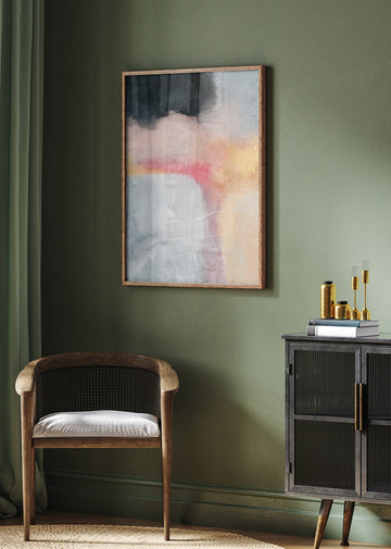Blush Gold Serenity | Poster - Room Interior 2