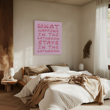 Bubbly Bathroom Rules | Canvas - Room Interior 2