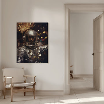 Futuristic Disco Man | Canvas - Room Interior 1