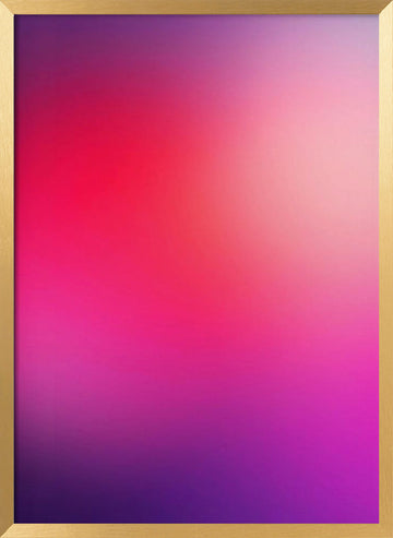 Abstract Color Blend | Poster - Gold Frame Interior