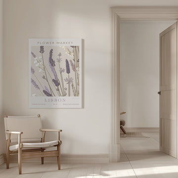 Purple Lavender Blooms | Canvas - Room Interior 1