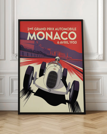 Monaco Grand Prix Racer | Poster - Room Interior 1