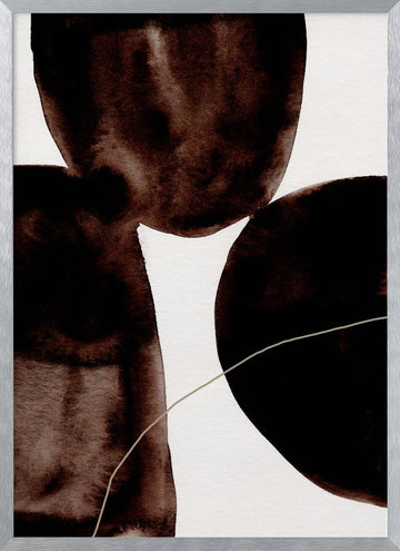 Shapes 11X | Poster - Silver Frame Interior