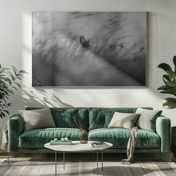 Misty Flight Through Reeds | Poster - Room Interior 1