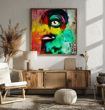 Vivid Abstract Eye | Poster - Room Interior 2