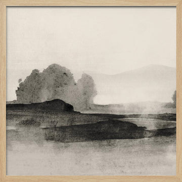 Land 1 | Poster - Wood Frame Interior