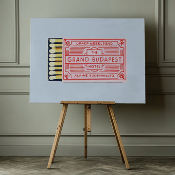 Charming Vintage Matchbox | Canvas - Room Interior 1