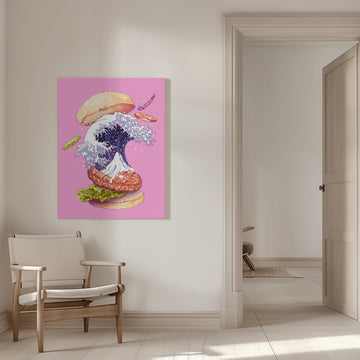 Dynamic Wave Burger | Canvas - Room Interior 1