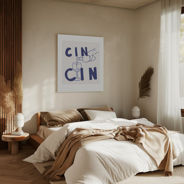 Cheers in Blue | Canvas - Room Interior 2