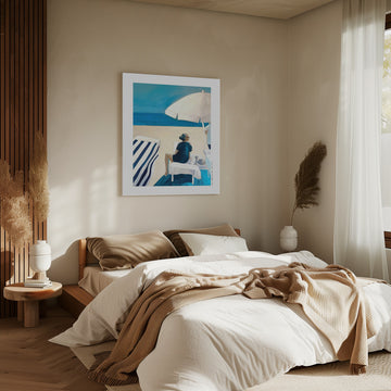 Beach Day Serenity | Canvas - Room Interior 2