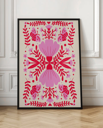 Bohemian Butterfly Garden | Poster - Room Interior 1