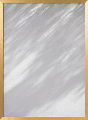 Shades of White in Morocco | Poster - Gold Frame Interior