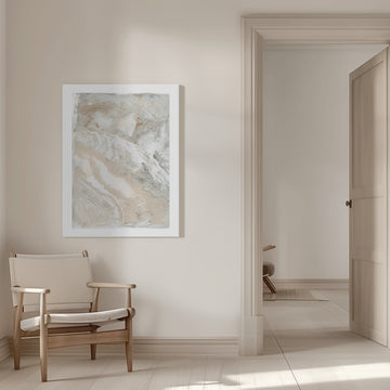 Fluid Neutral Texture | Canvas - Canvas Interior