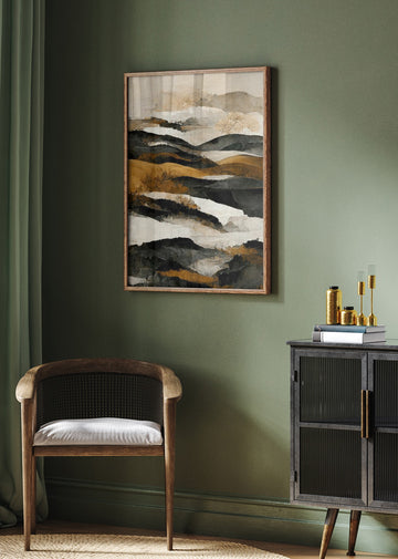 Golden Horizons | Poster - Room Interior 2