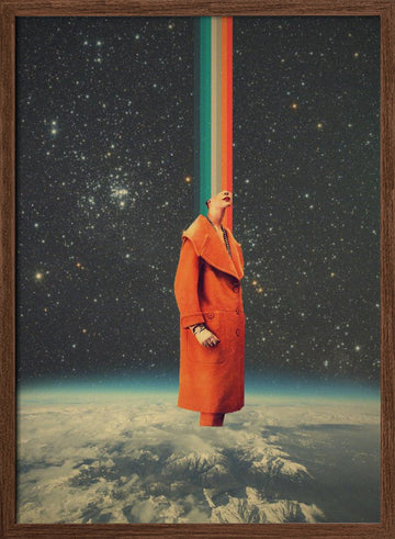 Spacecolor | Poster - Walnut Frame Interior