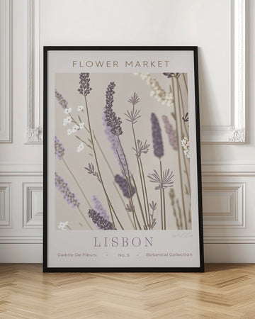 Purple Lavender Blooms | Poster - Room Interior 1