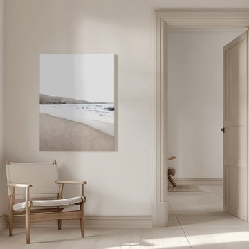 Serene Beach Landscape | Canvas - Room Interior 1