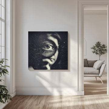 Intense Shadowed Eye | Canvas - Room Interior 1