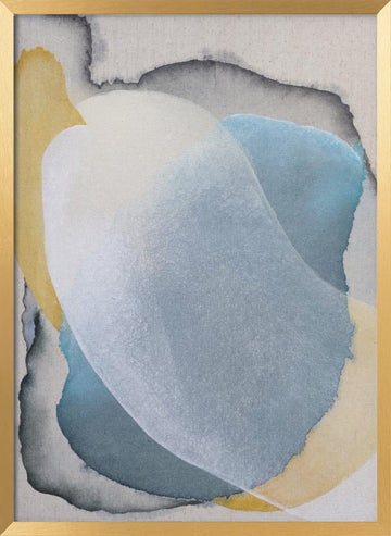 Fluid Serenity | Poster - Gold Frame Interior