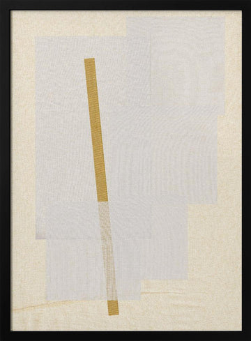 Golden Balance | Poster - Black Metal Frame Interior