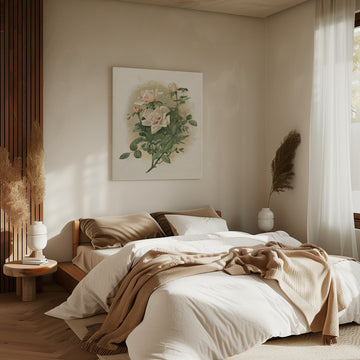 Duchesse De Vallombrosa Roses | Canvas - Room Interior 2
