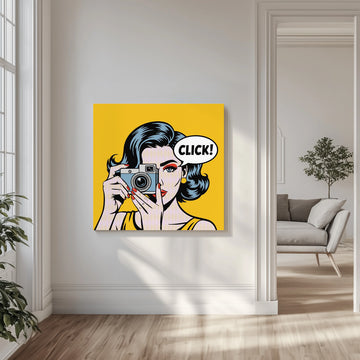 Pop Art Photographer | Canvas - Room Interior 1