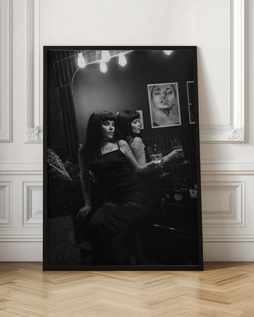 Elegant Woman Reflection | Poster - Room Interior 1